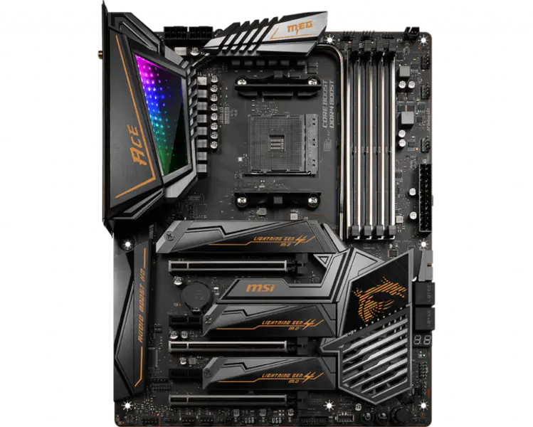 MSI MEG Z590 ACE carte mère Socket LGA 1200 M.2 NVme USB3.0 Z590 10100F 10400F 10700K