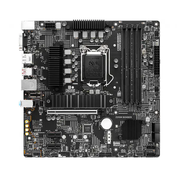 MSI Z590M BOMBER Carte mère LGA1200 Z590 DDR4 128GB Micro ATX
