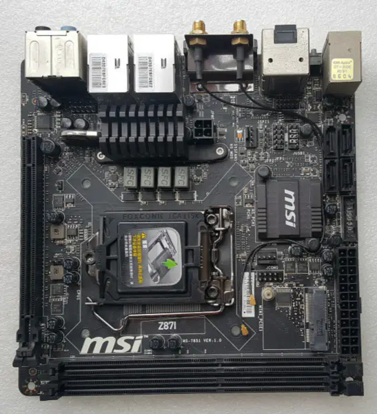 MSI Z87I Carte mère LGA1150 DDR3 32GB Mini-ITX