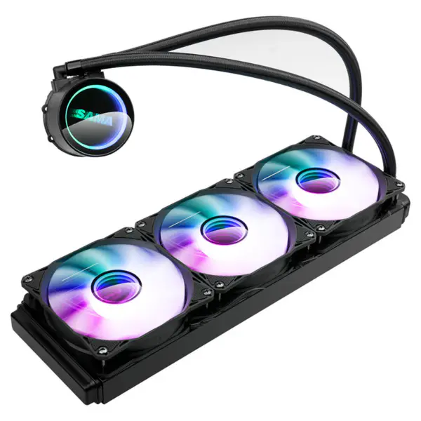Dissipateur thermique en cuivre Plaque de refroidissement liquide Ventilateur infini Refroidisseur d'eau pour processeur