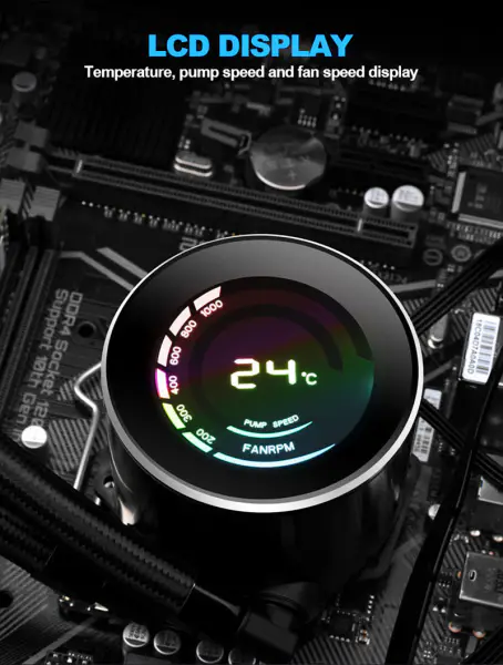 Plaque de refroidissement à l'eau Cpu Refroidissement liquide Dissipateur thermique Refroidissement Cpu