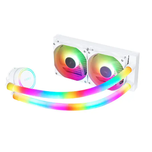 Coloful 240mm Radiateur Blanc pour Boîtier Cpu