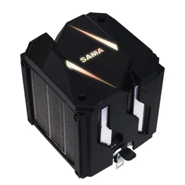 Service Cpu Cooler 90mm Argb Cpu Cooling 4 Heatsink compatible avec Intel et Amd