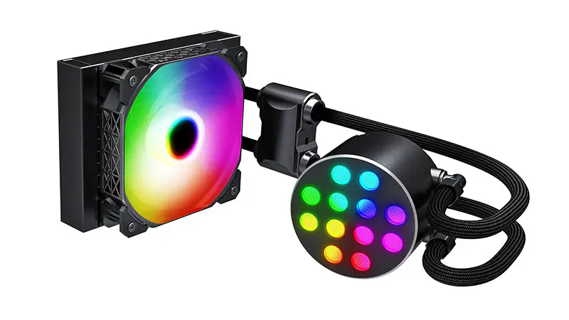Sama 120mm Radiateur Rainbow Pc Para Cpu Rgb Liquid Cooler Block Computer Cpu Water Coolers And Cooling Fan Systems For Pc Cpu