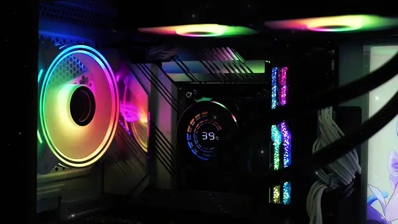 Sama 240 Cpu Water Cooler Heat Sink Accept 12600k 115x /2700/3600/5950x Cpu Radiator Cooling With Rgb Cooler Fan Cpu Liquid Cooling