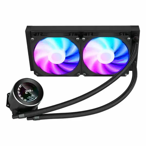 Sama 240 Cpu Water Cooler Heat Sink Accept 12600k 115x /2700/3600/5950x Cpu Radiator Cooling With Rgb Cooler Fan Cpu Liquid Cooling