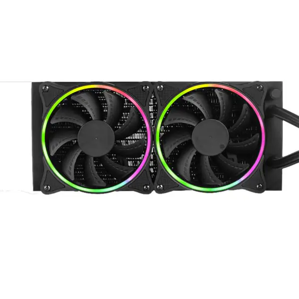 Sama 24cm Aio Cpu Cooler Radiator Copper Water Liquid Cooling Pc Cpu Cooler Rgb Glow