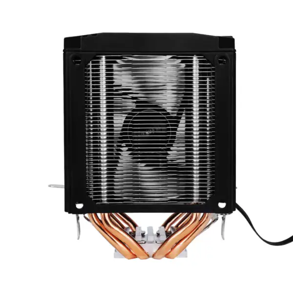 Sama 9cm Dual Tower Air Cooler Customizable Argb Top Cover Cpu Radiator Black/silver Petit mais puissant refroidisseur d'air Cpu