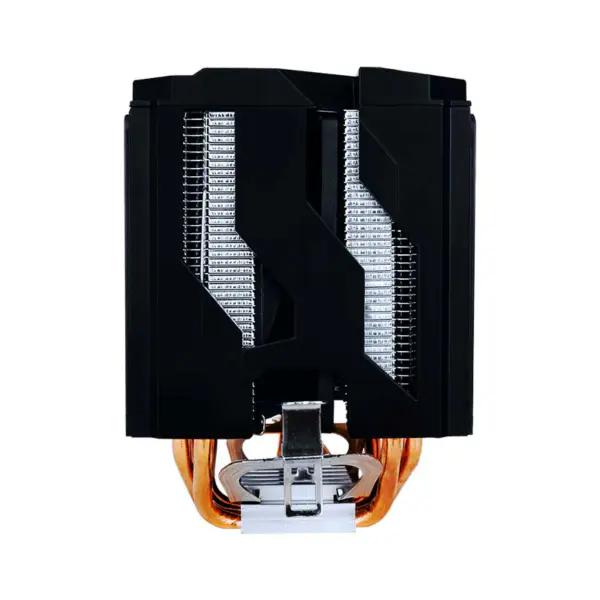 Sama 9cm Dual Tower Air Cooler Customizable Argb Top Cover Cpu Radiator Black/silver Petit mais puissant refroidisseur d'air Cpu