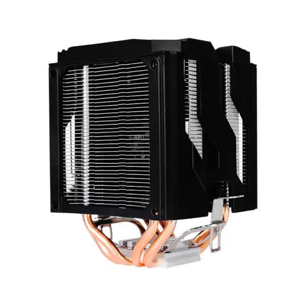 Sama 9cm Dual Tower Air Cooler Customizable Argb Top Cover Cpu Radiator Black/silver Petit mais puissant refroidisseur d'air Cpu