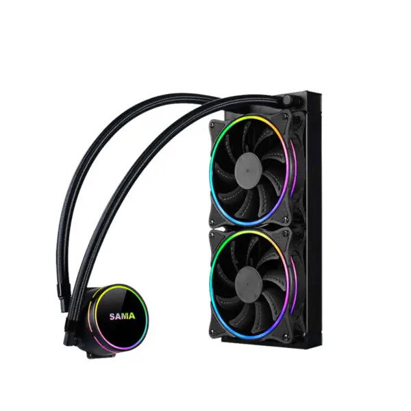 Sama Aio Cpu 240mm Heatsink Liquid Rgb Cooler Cpu Water Cooling Radiator Pc Gaming