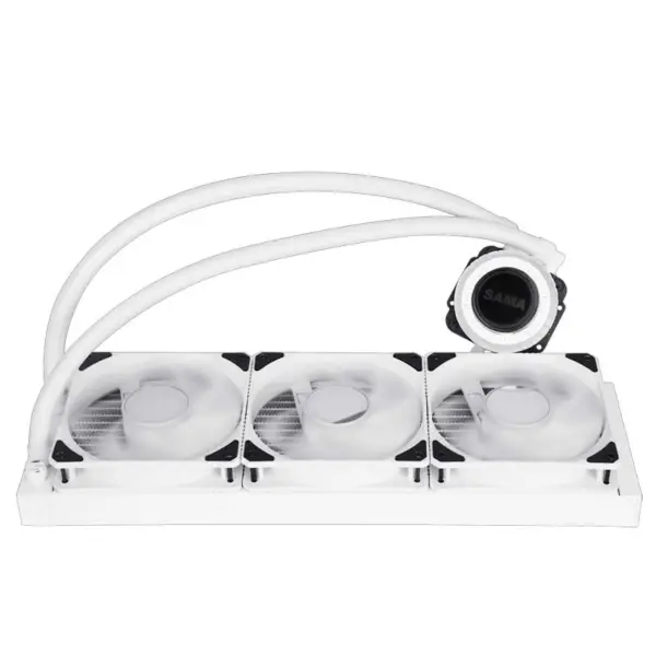 Sama Aio Cpu 360mm Radiateur Blanc Noir Heatsink Liquid Rgb Cooler Cpu Pc Computer Processor Water Cooling Radiator Pc Gaming