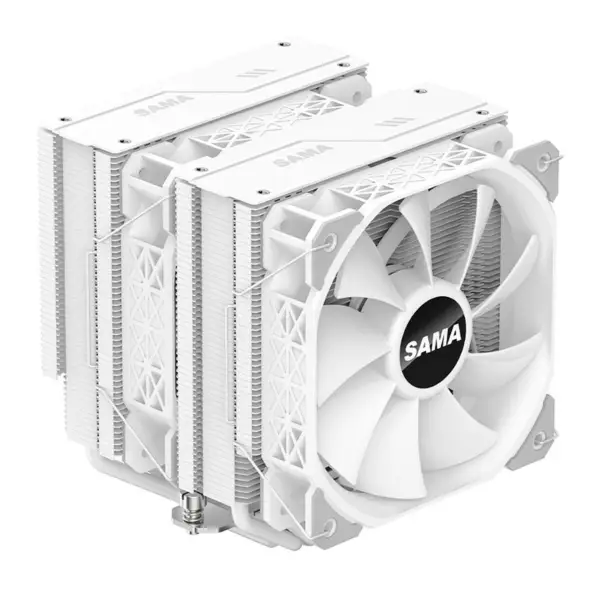 Sama Am4 Am5 Cpu Heatsink Cooler Strong Functional Fan Double Fan Cooler Cpu Processor Cooling