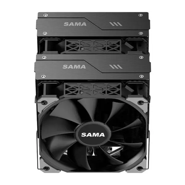 Sama Am4 Am5 Cpu Heatsink Cooler Strong Functional Fan Double Fan Cooler Cpu Processor Cooling