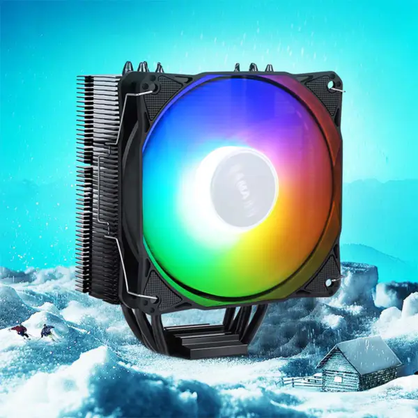 Sama Radiateur d'ordinateur Refroidisseur d'air Cpu Ventilateur pour boîtier de jeu