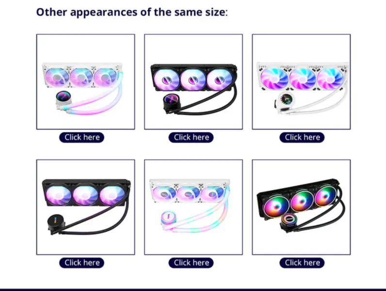 Kit de refroidissement liquide Amd 360mm Aio Cpu personnalisable Sama avec design Infinity Mirror