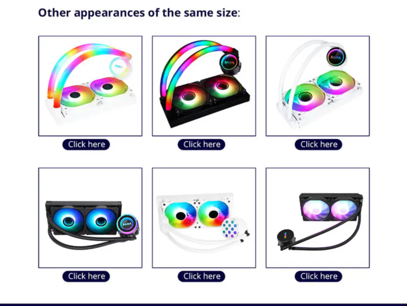 Sama Aio 240mm Lcd Screen Water Cooling System Pc Water Cooling Heatdink Cpu