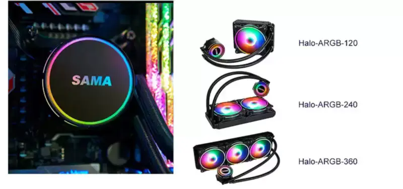 Sama Pc 360mm Radiateur Liquide Aio Cpu Cooler Gpu Water Cooling Kit System For Cpu