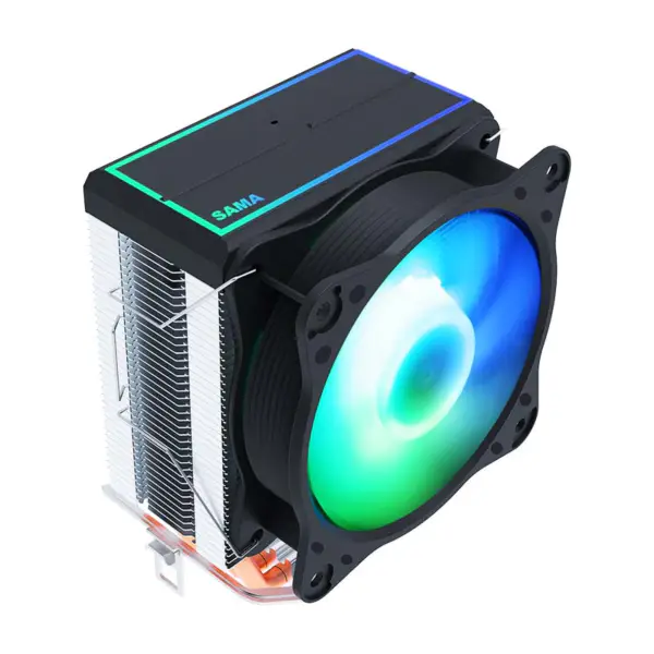 Sama 9cm Universal Amd Intel Platform Cooler Processor Copper Pc Cpu Air Cooling Radiator Cpu Fan Cooler