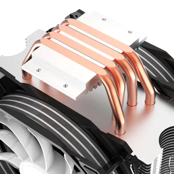 Alseye 120mm Dual Fan 4 Heat Pipes Rgb Cpu Cooler Aura