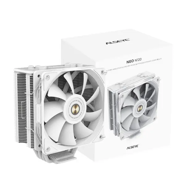 Alseye 12v 120mm Led Rgb Heatsinker Pc Fan For 1700 And Am5