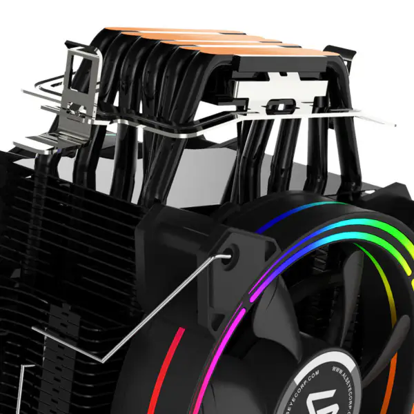 Amazon Top Selling Tdp 180w Gaming Case Cpu Cooler 120mm Pwm Case Fan Heat Pipes Universal Platform Pc Air Cooler