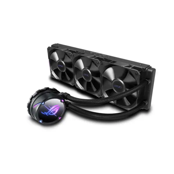 AsUs Rog Strix Lc Ii 360 3fans Integrated Water Cooling Radiator 12th Gen Cpu Asetek 7th Pwm Dc Cpu Cooling