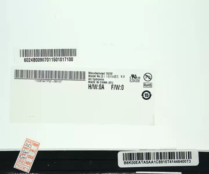 11.6 pouces LCD pour Asus 1225b N116BGE-L41 B116XW03 V.0 écran LCD